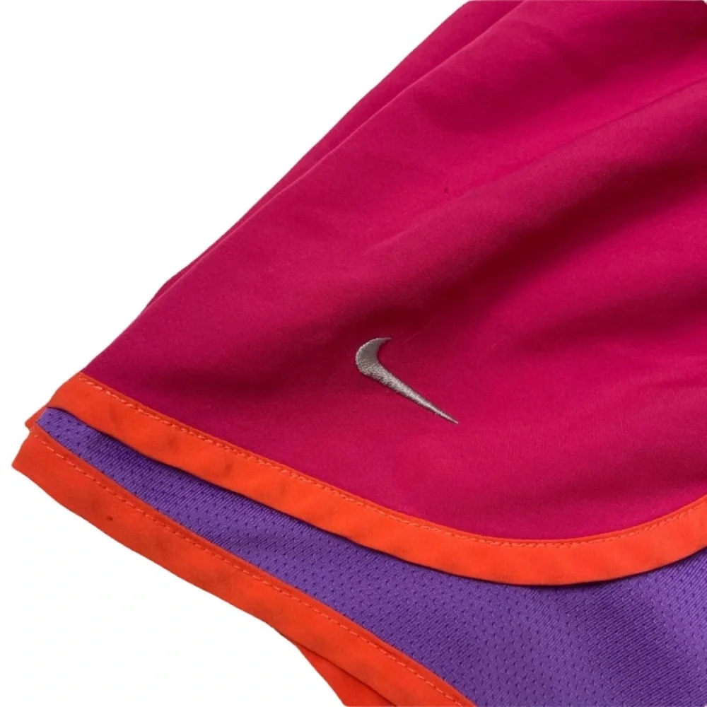 Nike Athletic Shorts DriFit Tempo Gym Running Track Shorts Pink Purple Size XS